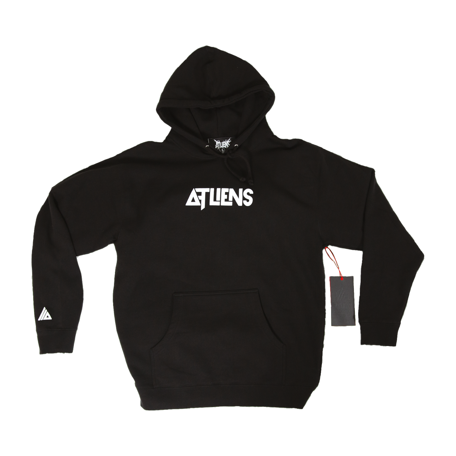 Leaving The World Behind Wavy Text Hoodie