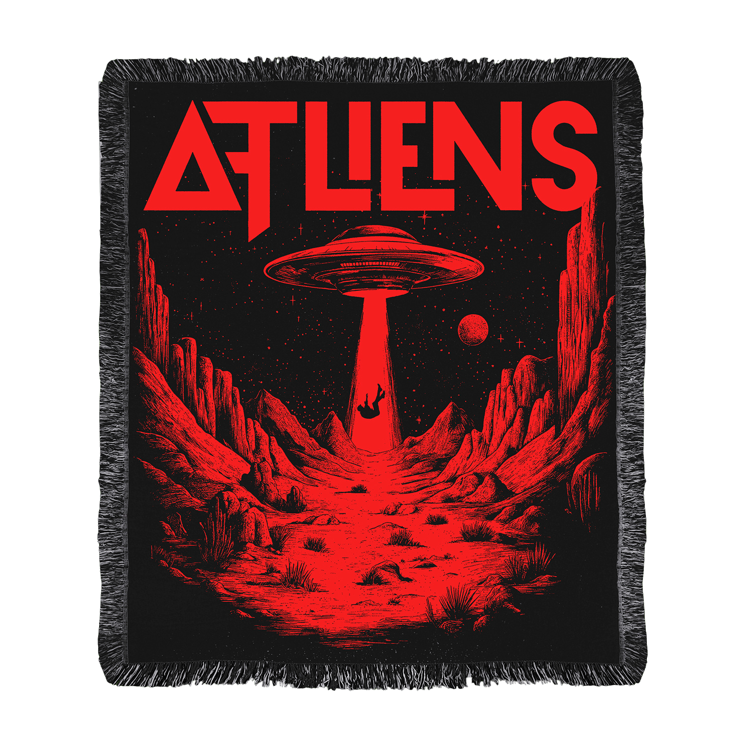 ATLiens Abduction Woven Blanket